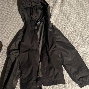 The North Face Kids Raincoat - Black and Gray